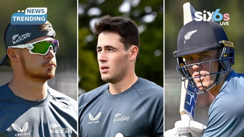 Blackcaps Hit Injury Roadblocks: O’Rourke, Phillips & Allen Out, Santner Faces Surgery