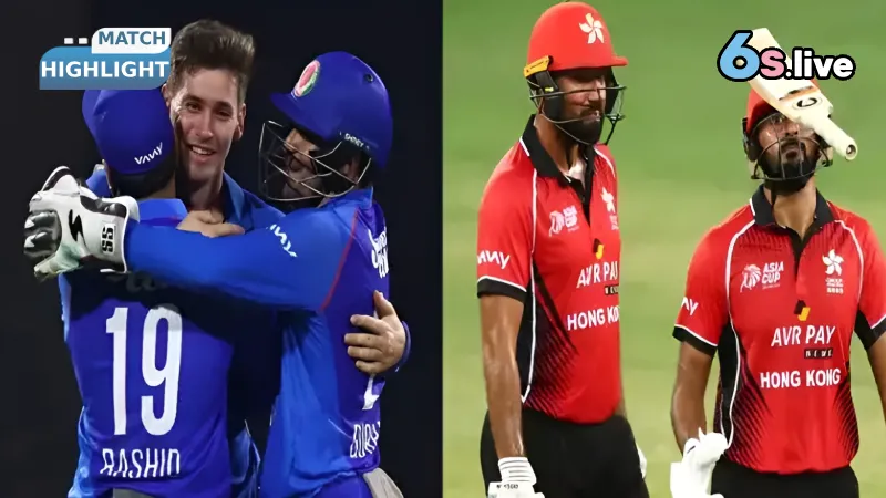Cricket Highlights, Sept 09: T20 Asia Cup 2025 (1st Match) – AFG vs HKG