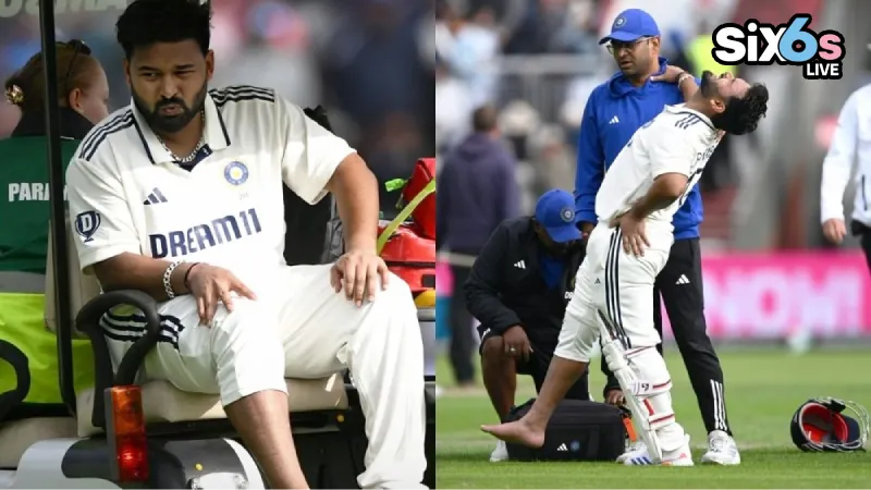 Pant’s Injury Shakes India’s Plans for West Indies Tests