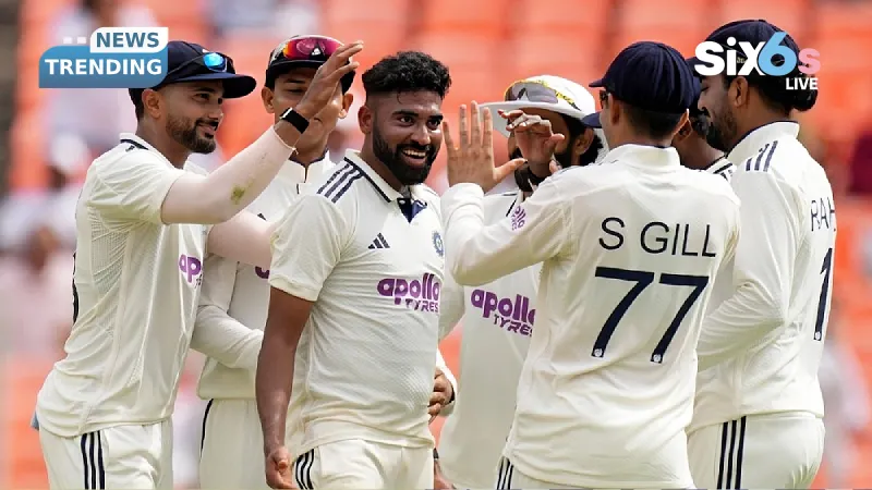 Wobble-Seam Wizardry: Siraj Leads India’s Home Season with a Bang