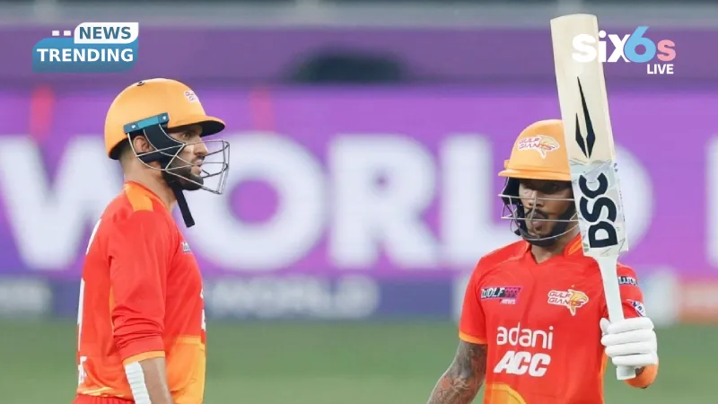 How Pathum Nissanka’s Power and James Vince’s Poise Extended the Gulf Giants’ Perfect Start