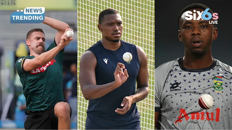 How Will the Pace Trio of Rabada, Nortje, and Ngidi Counter Spin-Friendly Conditions in India and Sri Lanka