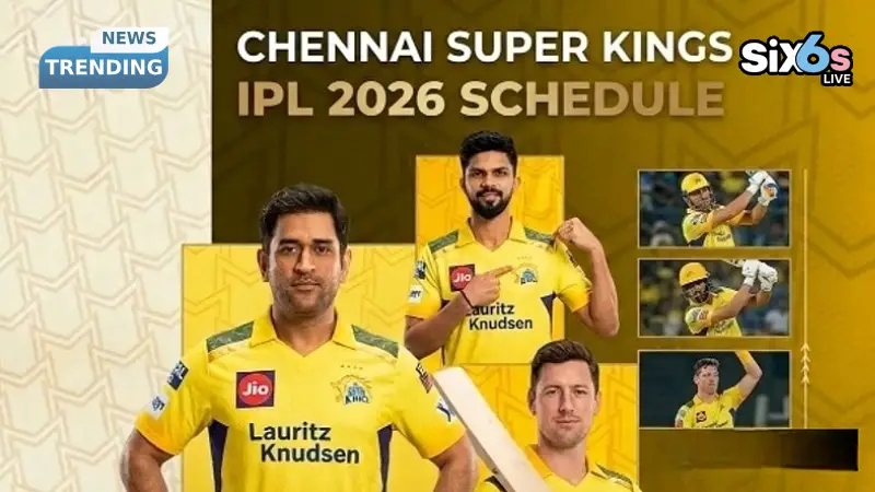 How CSK IPL 2026 Opening Fixtures Give Them a Chance to Erase Last Season