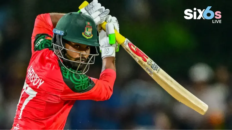 Why Bangladesh is Rushing Hridoy Back for NZ Series 2026