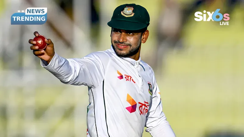 How Mehidy Hasan Miraz's Five-for and Rain Wrecked Pakistan's Dhaka Test Day 3 Lead