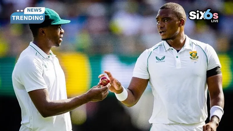 Who Replaces an Injured Kagiso Rabada in South Africa's Pace Attack for the Australia Tests?