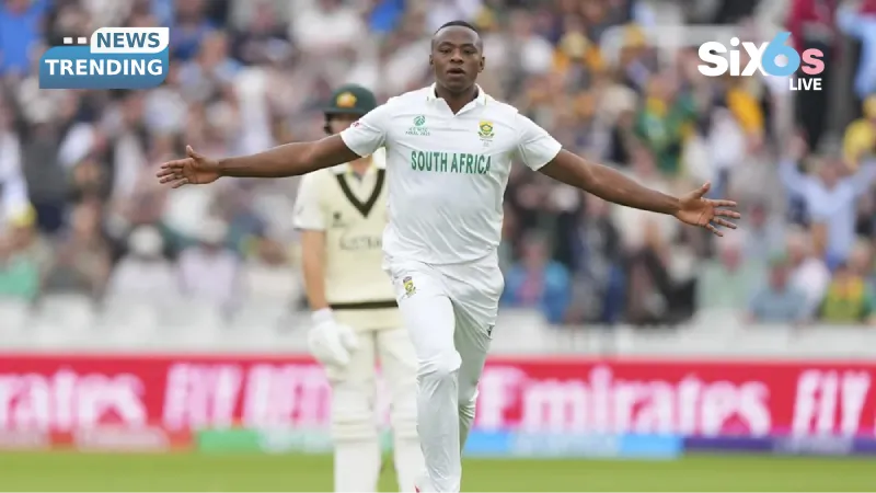 What Does Rabada’s Hamstring Recovery Mean for the World Test Champions After Their Opening Loss